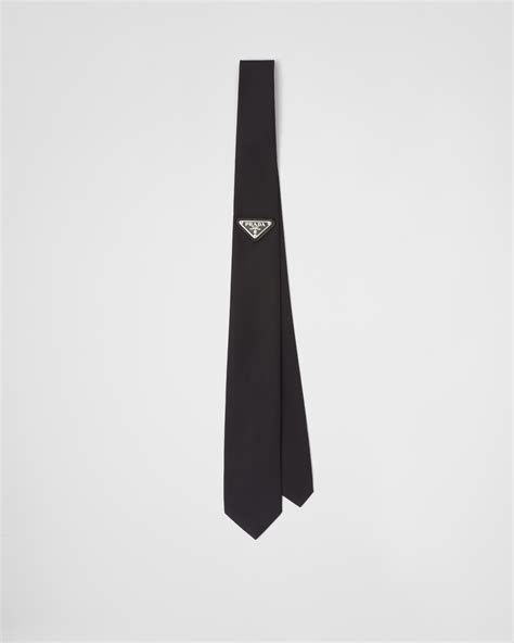 prada gabardine tie